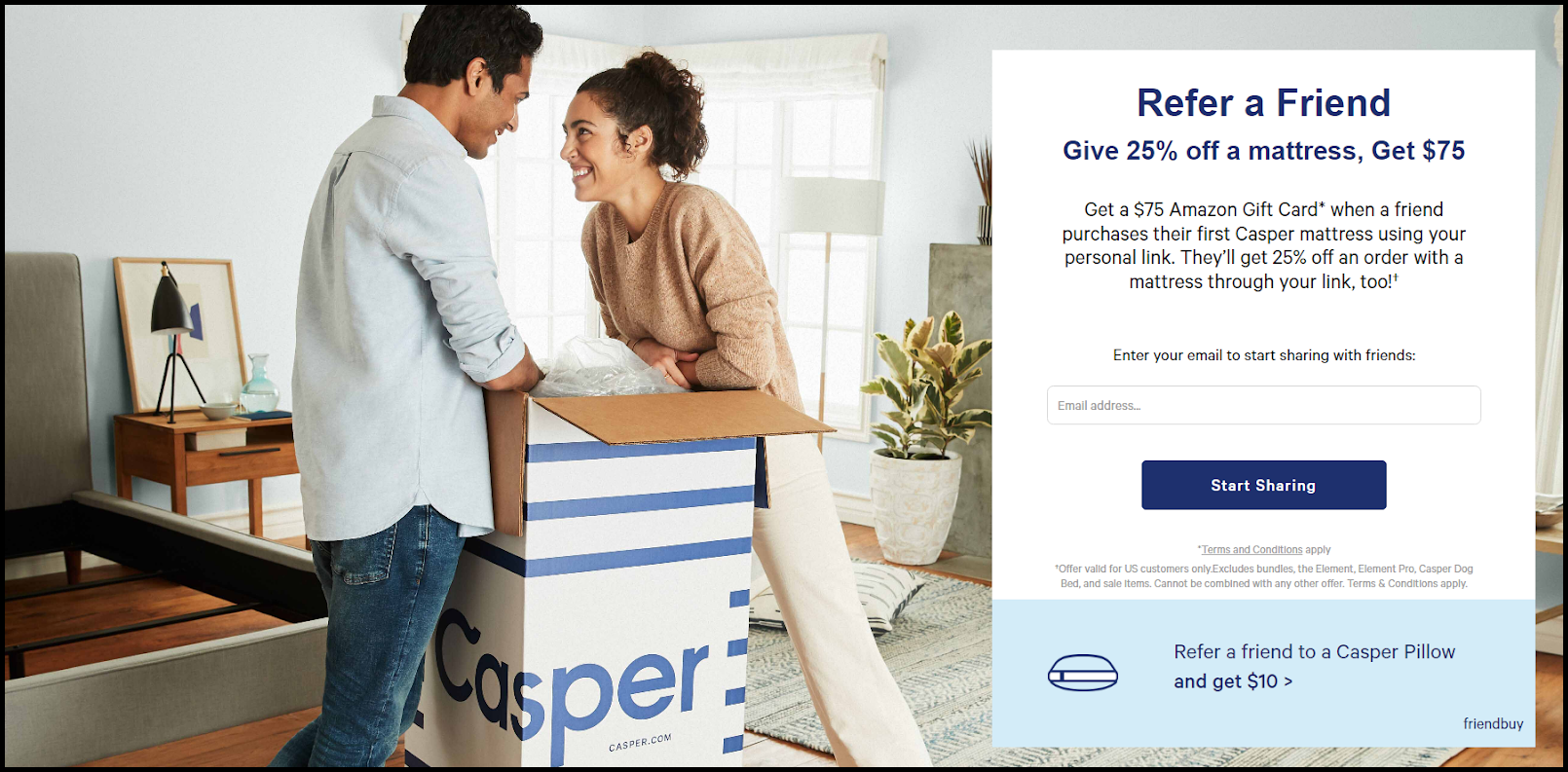Growth Strategies - Offering a referral program Like Casper