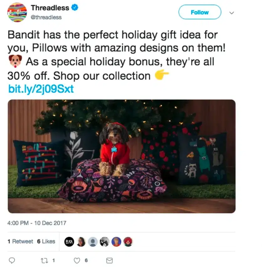 Inspiring Twitter Ads Examples - Threadless
