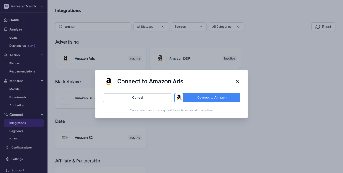 Amazon Ads Integration