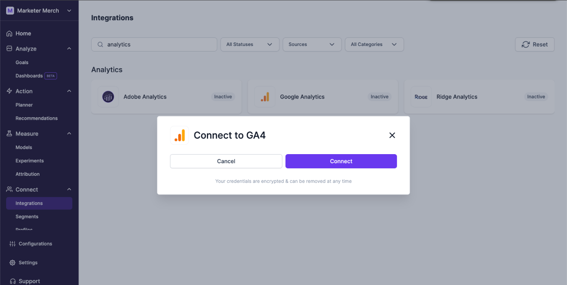 Google Analytics Integration - Lifesight