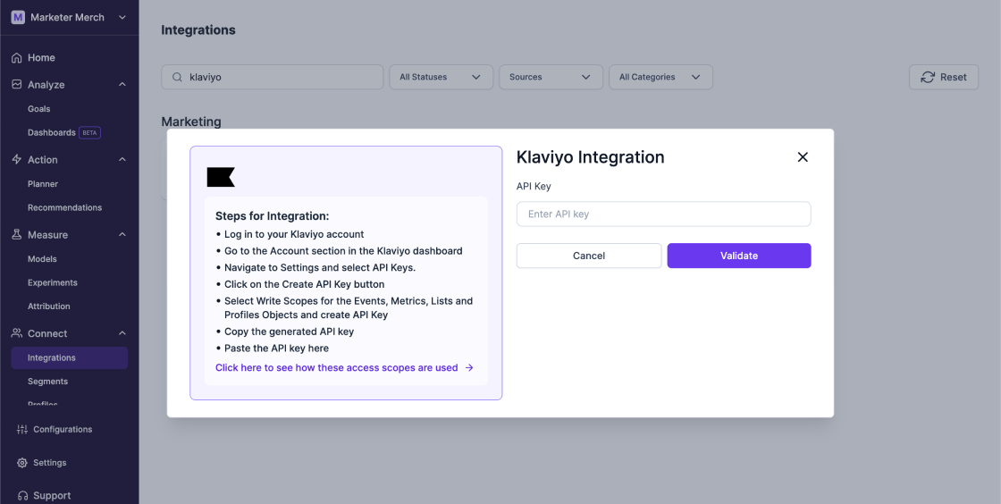 Klaviyo Integration - Lifesight
