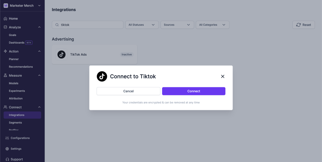 Tiktok Ads Integration - Lifesight