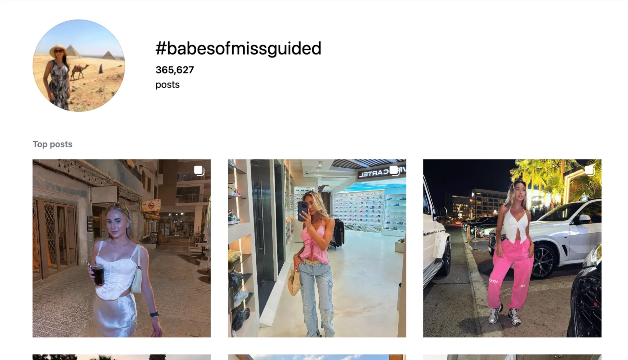 Influencer Marketing-babesofmissguided